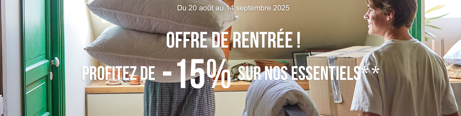 Rentrée -15%