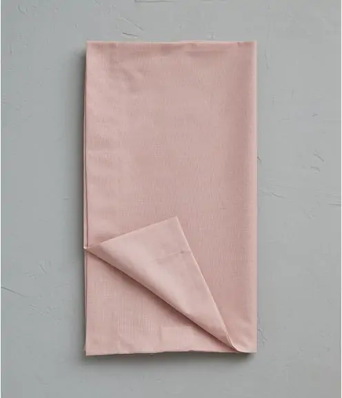 Lot Literie : 3 Oreillers, 1 Taie Traversin, 2 Draps Plats - Tons Rose, Marron, Blanc