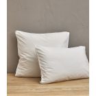 Percale lavée Blanc saline