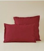 Taie percale Griotte