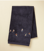 Drap de douche 70x140 fantaisie Après-ski bleu