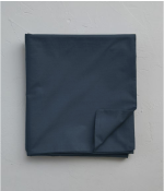 Housse de couette percale pierre bleue
