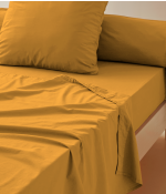 Drap percale miel