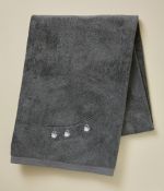 Bath sheet Rdv au sommet gris