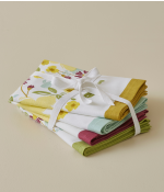 Lot de 4 serviettes de table / Printemps