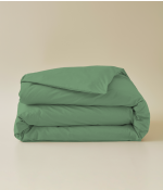 Housse de couette coton Vert romarin