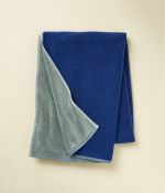 Drap de douche Twist 70x140 Bleu/Vert sauge