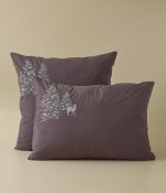 Embroidered Pillowcase Trésor des Forêts