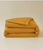 Housse de couette percale miel