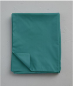 Housse de couette percale vert éméraude