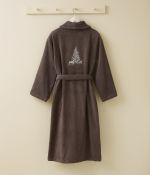 Peignoir mixte brodé Trésor des forêts