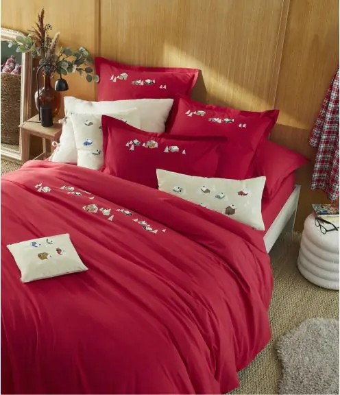 Housse De Couette Parure De Lit Ensemble De Literie Tencel 4 Pièces, Drap De Lit Et