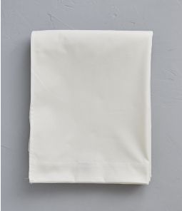 Drap coton blanc crème 180x290 cm