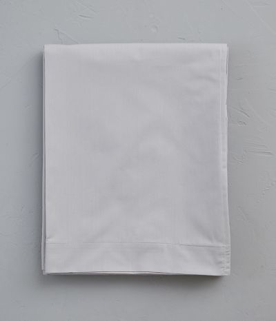 Drap percale gris duvet 180x290 cm