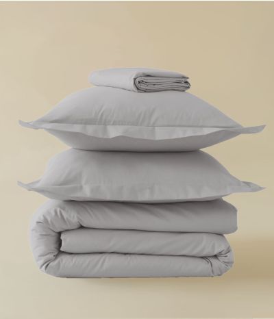 Parure de lit Percale Galet