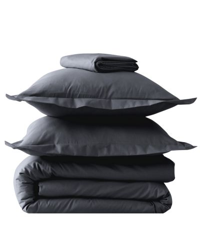 Parure de lit Percale Pierre bleue