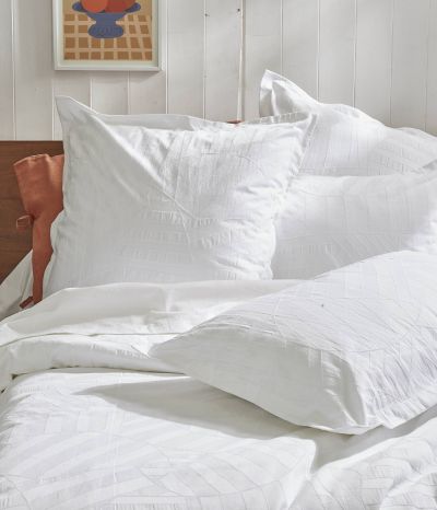 Housse de couette percale Bloem Sylvie Thiriez - Blancollection