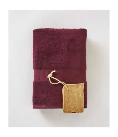 Drap de douche Prune