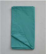 Taie de traversin percale vert émeraude