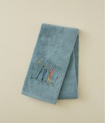 Drap de douche Passe-montagne bleu
