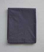 Drap percale pierre bleue