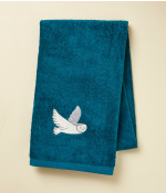 Drap douche enfant brodé 70x140 Zoé