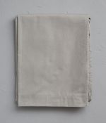 Drap coton gris alu 180x290 cm