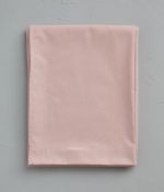 Drap coton rose macaron 180x290 cm