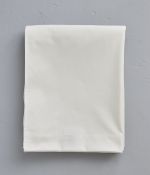 Drap coton blanc crème