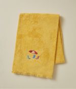 Drap de bain brodé 100x150 Plein soleil mangue