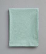 Drap coton vert fleur d'amandier