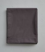 Drap percale gris basalt 180X290 cm