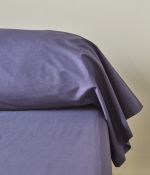 Taie de traversin percale gris basalt