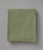 Drap en lin stone washed Vert jade