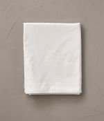 Drap percale lavée Blanc saline 180x290 cm