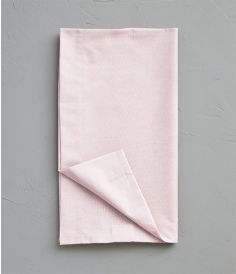 Taie de traversin coton rosa 43x140 cm