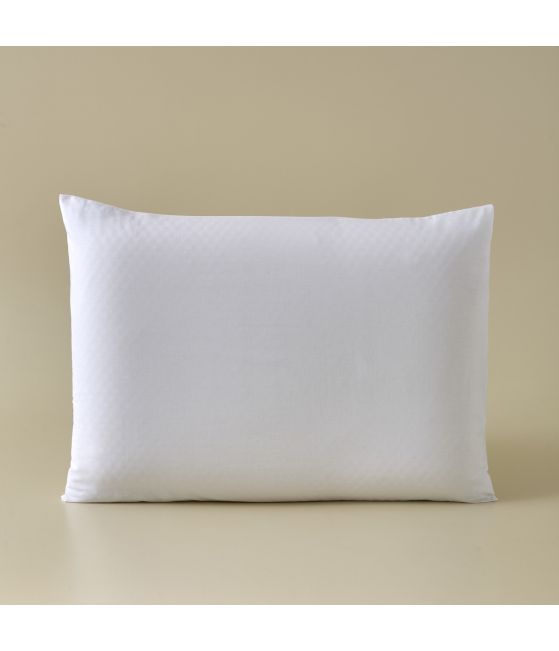 White Cotton Pillowcase for Memory Foam Pillow