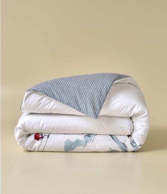 Housse de couette imprimée RDV au sommet