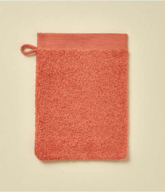 Gant de toilette Après-ski rose thé