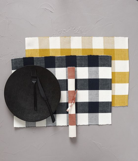 Set de table cotelé Fifty fifty pâquerette