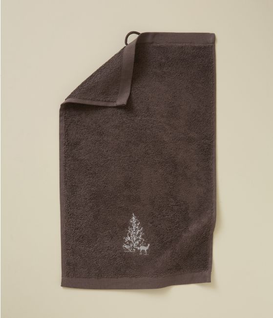Guest towel Trésor des forêts cacao