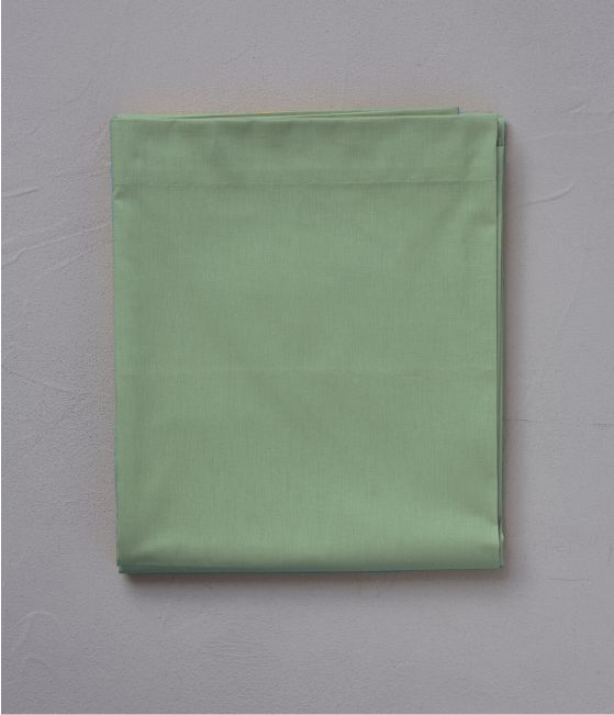 Drap coton Vert romarin 180x290cm