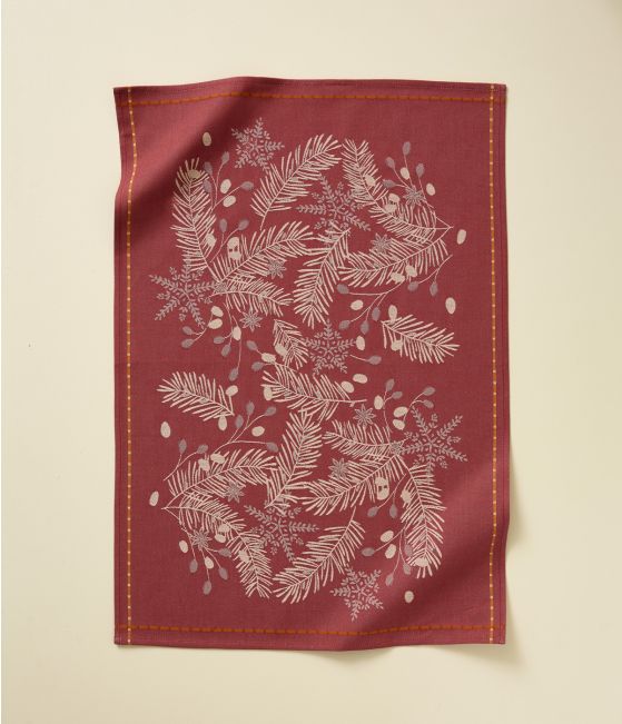 Jacquard Tea Towel Bonne étoile rouge