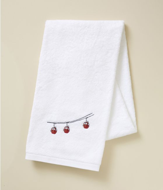 Shower sheet Rdv au sommet blanc