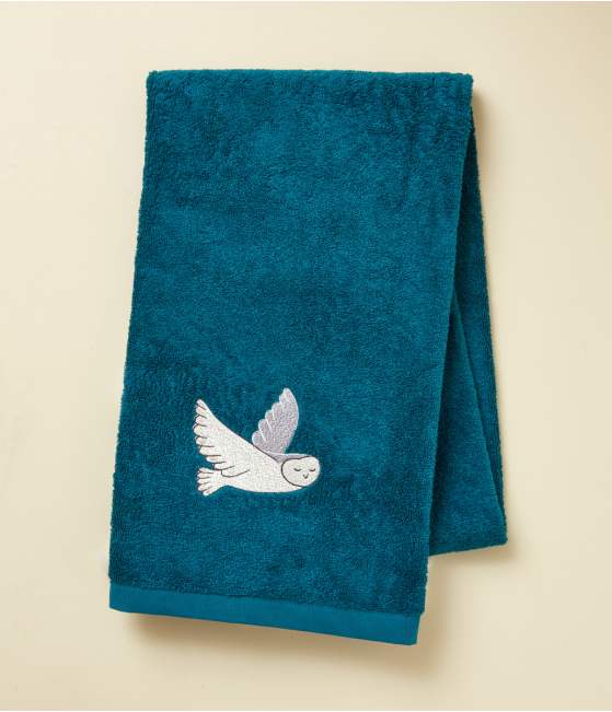 Drap douche enfant brodé 70x140 Zoé