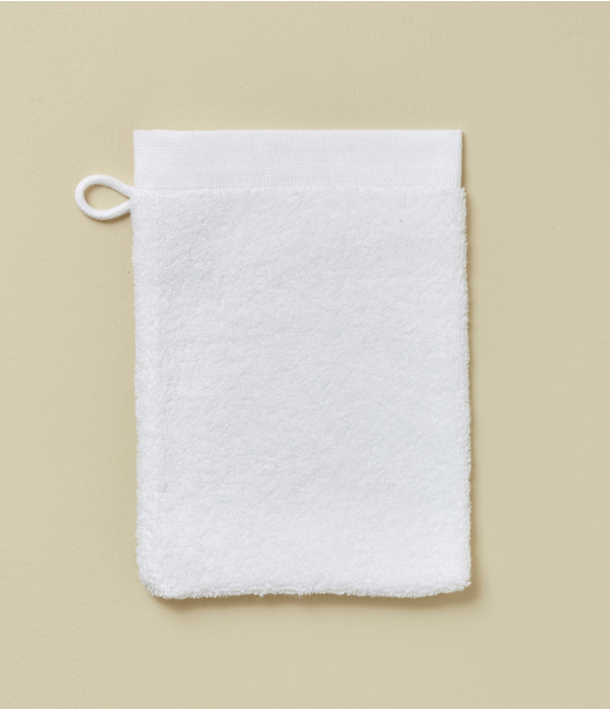 Gant de toilette L'envol blanc