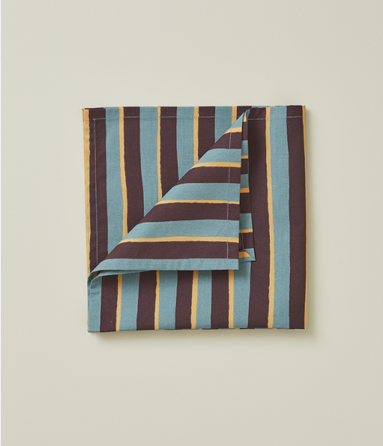 Serviette de table Horizon prune