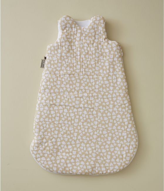 Gigoteuse gaze de coton Petit coeur