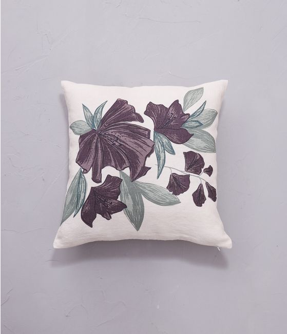 Housse de coussin 45x45 cm Florilège