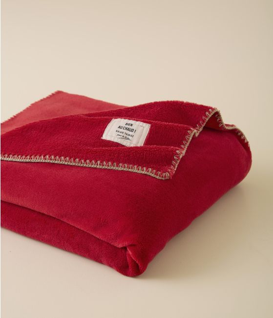 Polar blanket Bien au chaud Rouge gourmand